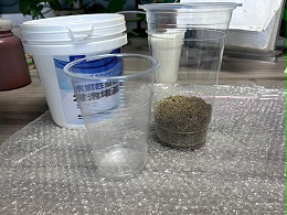 水溶性聚氨酯注浆液固沙实验